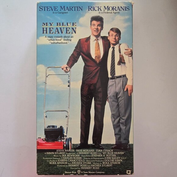 My Blue Heaven VHS Comedy Starring Steve Martin & Rick Moranis Warner Bros 1990 - Picture 6 of 12